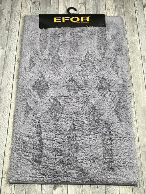 Набор ковриков 2-х пр. для ванны туалета в ассортименте (60*50/60*100) серый