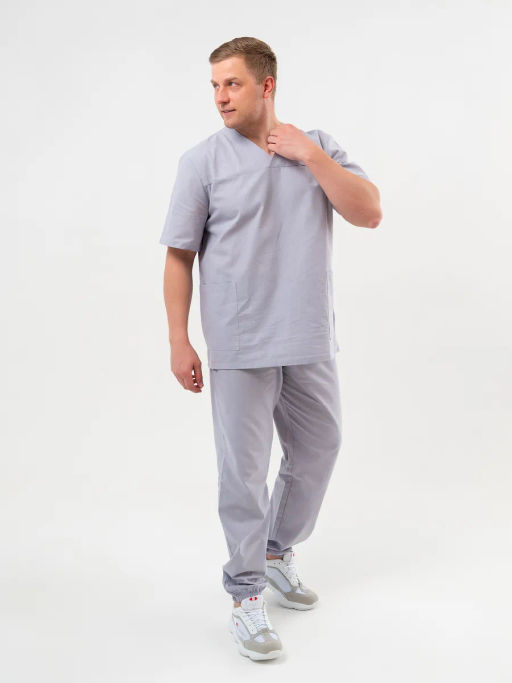 Костюм мужской Хлопок Серый М-22КМ MODAMICA