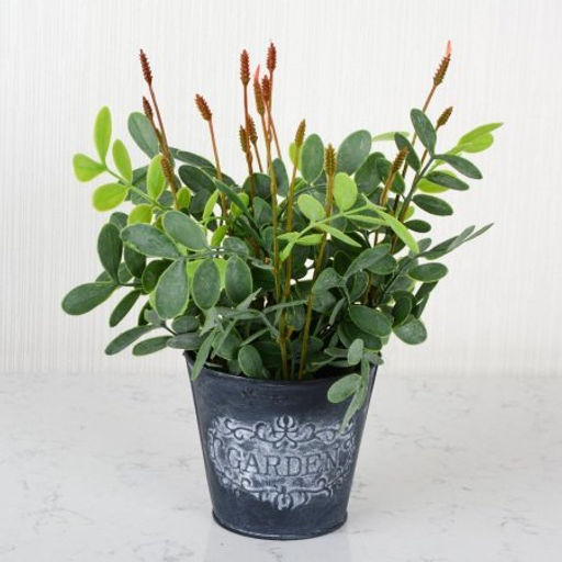 Цветочная композиция Зелень 27 см / 0213-147 /уп 96/ - Галеонтрейд фото 3