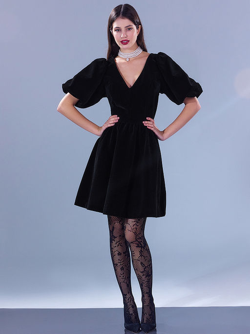 Платье женское новогоднее черное - Mark formelle фото 3