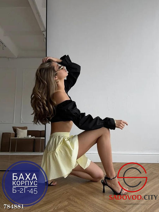 Мини юбка с воланами в стиле бохо - Bruno фото 6