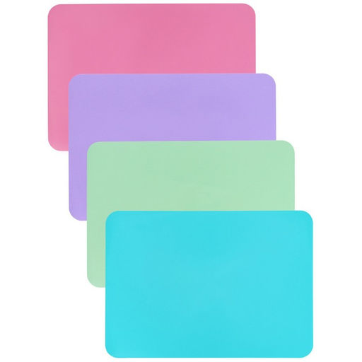 Доска для лепки пластиковая А4 Calligrata Прованс, цвета пастельные, с бортиком, МИКС  фото 2