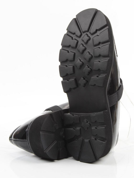 06-DLG06-2 BLACK Туфли женские (натуральная кожа)