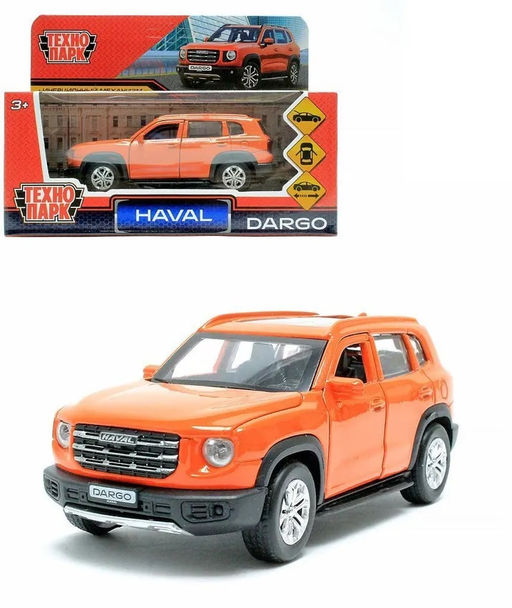Технопарк. Модель "Haval Dargo" 12 см, дв, багаж, инер, терракотовый, в кор. арт.DARGO-12-TK