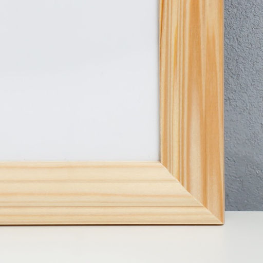 Фоторамка для фото 50×70 см Linda, дерево, неокрашенная, (пластиковый экран)