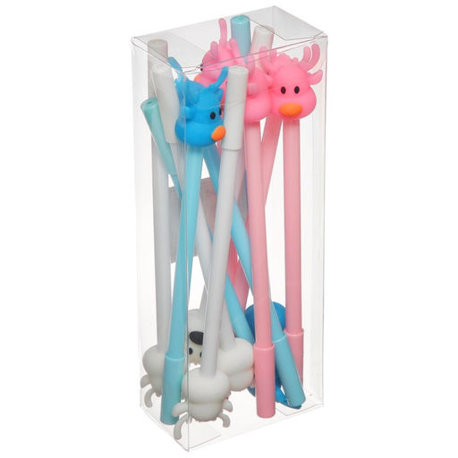 Цена за 5 шт. Ручка гелевая-прикол Олень МИКС - Calligrata фото 6