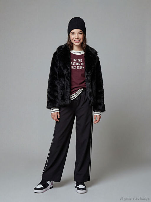 Beli Lastikli K?z ?ocuk Pantolon