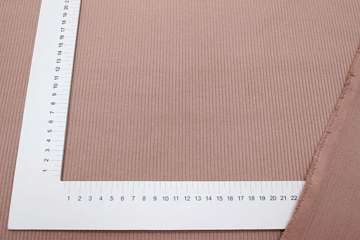Вельвет цв.Бежево-розовый, ш.1.45м, хлопок-100%, 315гр/м.кв - Купава фото 2
