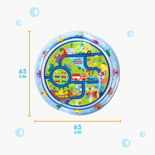 Развивающий водный коврик Транспорт, 65x65 см, Крошка Я  фото 2