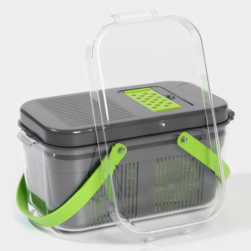 Овощерезка универсальная Chopper, 22 в 1, серая, зелёная