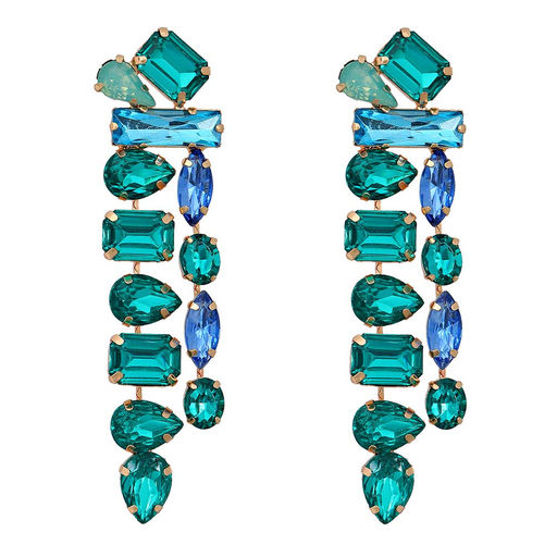 Серьги длинные на гвоздиках арт. 13 1646 (id 267291) - Rada фото 2