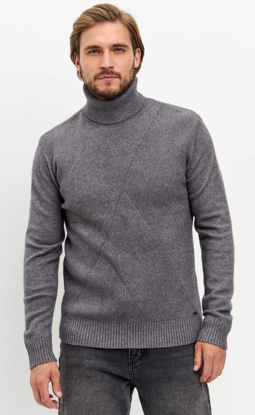 Водолазка F421-1528 grey melange - Fine joyce фото 2