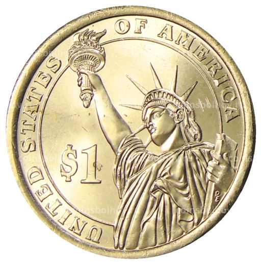 1 доллар 2014 года P США Калвин Кулидж 30-й президент США