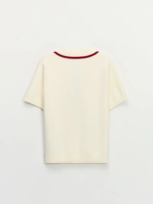 Джемпер из вискозы с брошью / Zarina фото 2