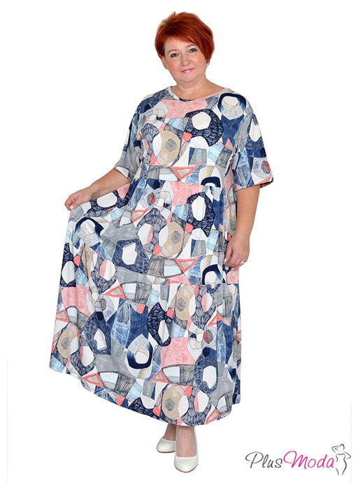 Платье Модель №1459 размеры 44-84 - Plusmoda фото 6