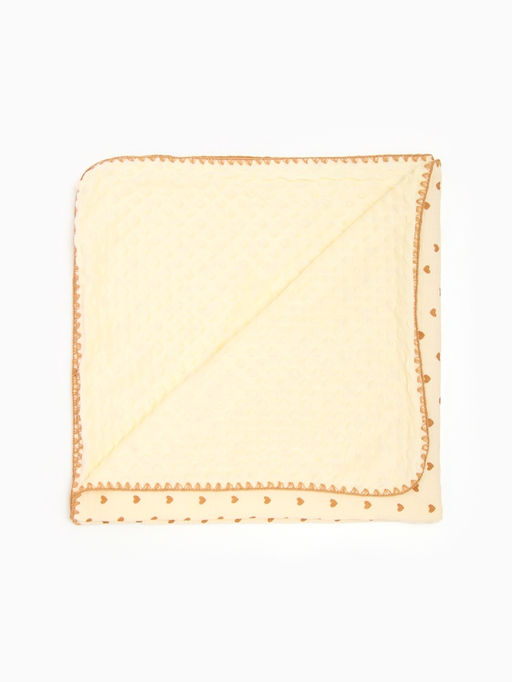 Плед «Этель. Сердечки», 100×100 см, муслин двухслойный