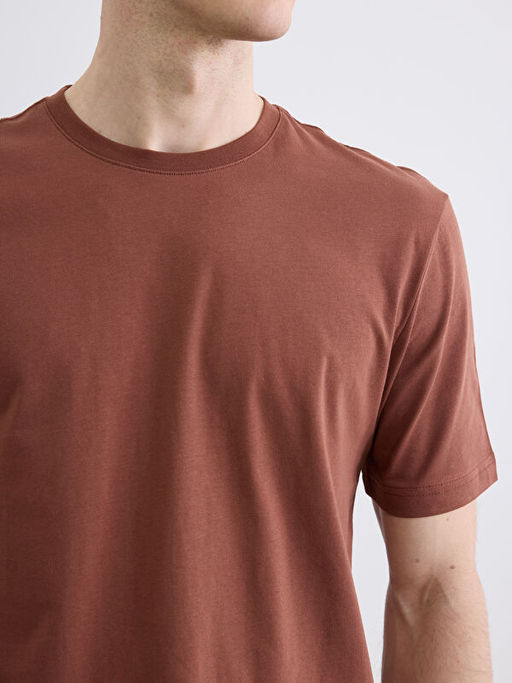 Bisiklet Yaka Penye Erkek Ti??rt