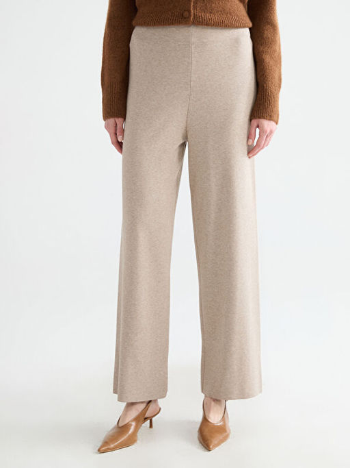 Beli Lastikli Kad?n Triko Pantolon