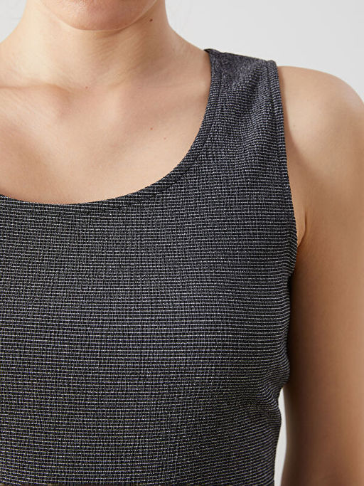 U Yaka ?izgili Kad?n Atlet