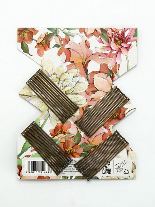 Цена за 2 шт. Невидимки для волос 40 шт. «Мечтай» 5 см