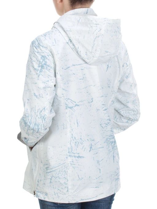 F2066 WHITE Ветровка женская MARTA (65%хлопок 35% полиэстер) - Фабричный китай фото 4