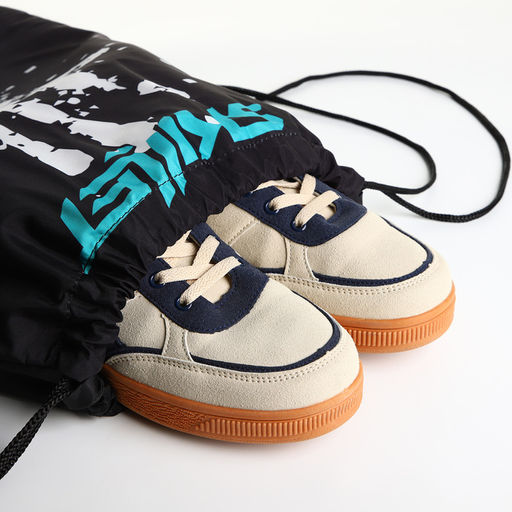 Мешок для обуви, 34*0,1*45, отд на стяжке, черный - Simaland фото 4