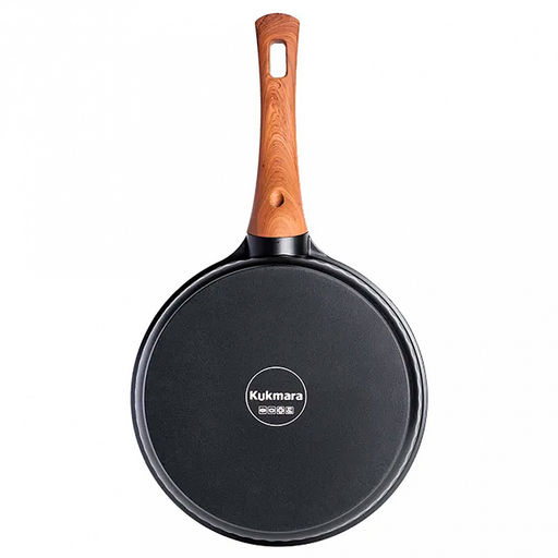 Сковорода с тефлоновым покрытием д28см "Stella", h6,5см, s0,32см, дно д26см, s0,4см, ручка из термостойкого пластика, ristretto (Россия)