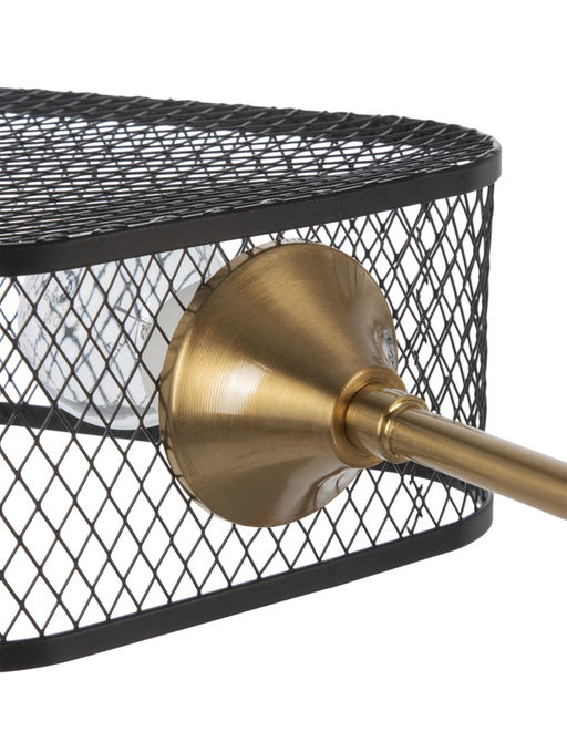 Люстра N5254/6, 6×40 Вт, E27, цвет чёрный, медный