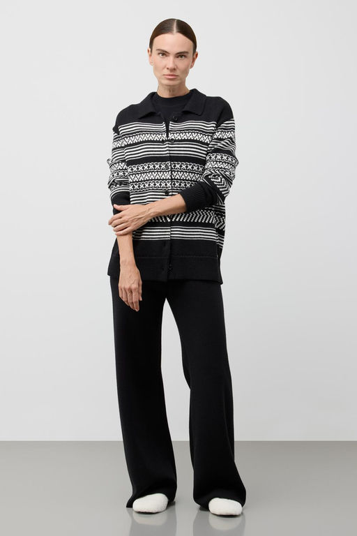 ЕВ 30279/ш/черный кардиган жен