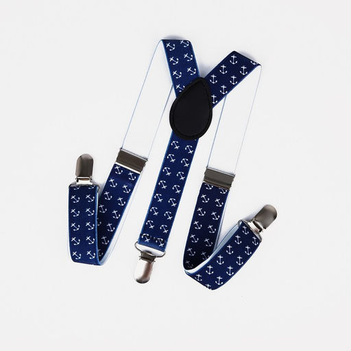 Подтяжки детские, ширина 2.5 см, цвет синий - Simaland фото 2