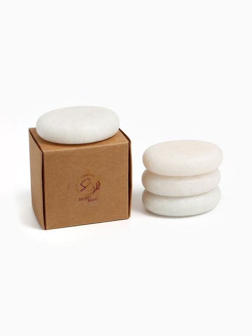 Камни для СПА 6×8 белый мрамор, 4 шт.