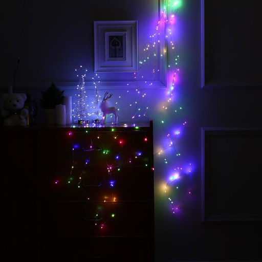 Гирлянда Дреды 1.5 м, IP20, серебристая нить, 125 LED, свечение мульти, 12 В - Luazon lighting фото 4