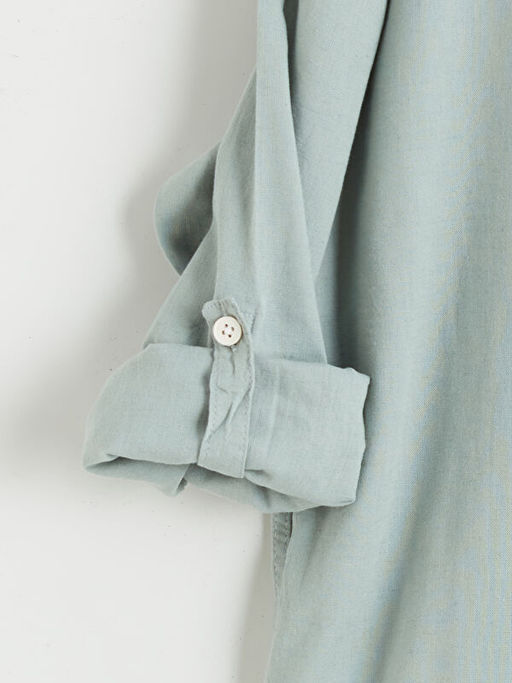 Hakim Yaka Keten Kar???ml? Erkek ?ocuk G?mlek