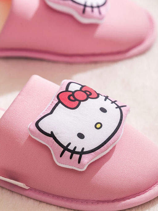 Hello Kitty Bask?l? Kad?n Ev Terli?i