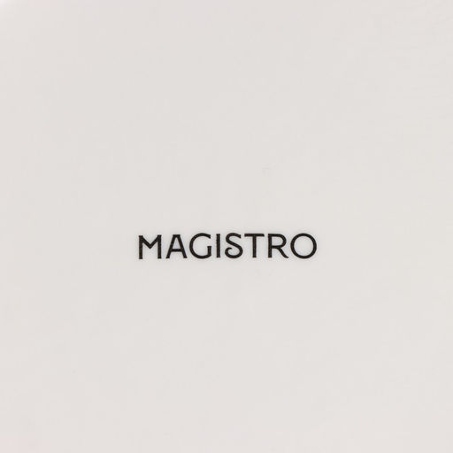 Тарелка керамическая пирожковая Magistro «Этюд», d=15 см, цвет белый