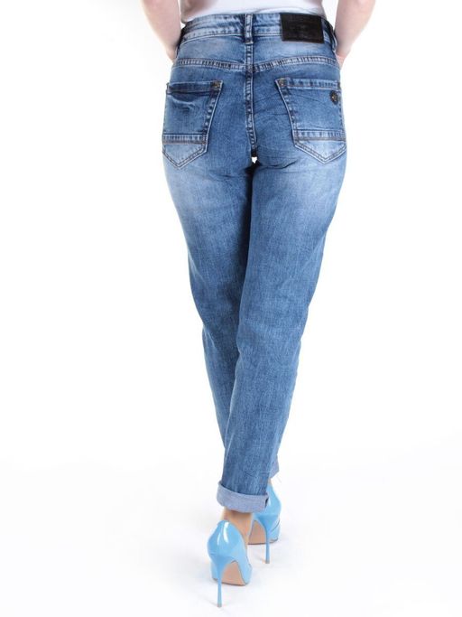 2210 BLUE Джинсы зауженные женские SASANTA