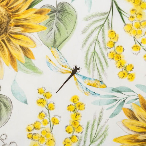 Скатерть Этель. Солнечные цветы, 220?147 см, 100% хлопок, саржа 190 г/м?