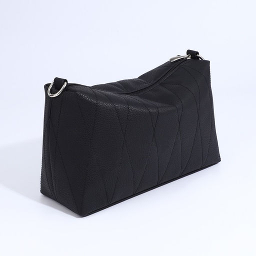 Сумка женская через плечо TEXTURA, средний размер, цвет чёрный  фото 2