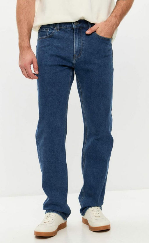 Джинсы F421-0170R middle blue