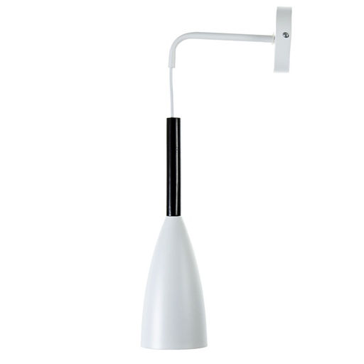 Бра «Капля» Е27 40 Вт белый 10×10×35-135 см