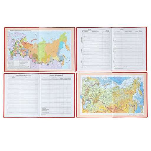 Премиум-дневник универсальный, для 1-11 класса Vivella Авто, обложка искусственная кожа, красный - Calligrata фото 3