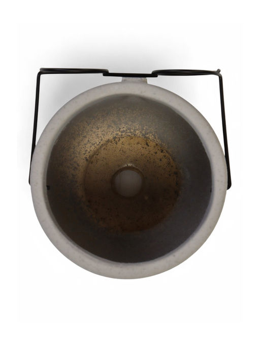 Декоративный горшок для цветов «Который выжил», 550, мл, 12×10×10 см, керамический, серый