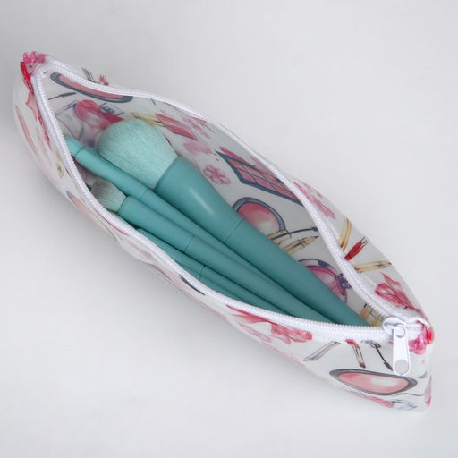 Цена за 2 шт. Косметичка-пенал PVC на молнии Макияж - Nazamok фото 5