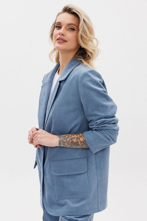 Жакет GO F4106/29-1413.170-176 голубой - Pirs фото 3