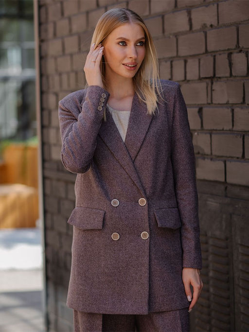 в составе ШЕРСТЬ жакет пиджак - Волтри фото 3