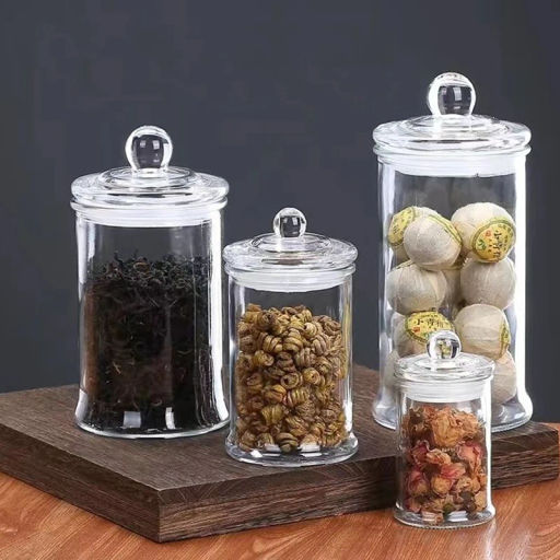 Стеклянная банка для сыпучих продуктов с крышкой BANCA 0.15 л арт.003599 /Mallony/