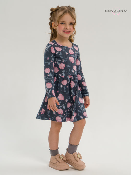 Платье Эля тюльпаны в дымке - Sovalina фото 14