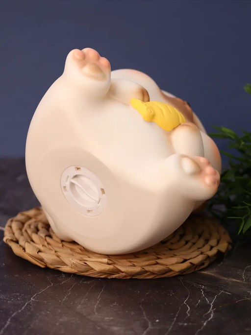 Копилка "Cat with fish", 17 см