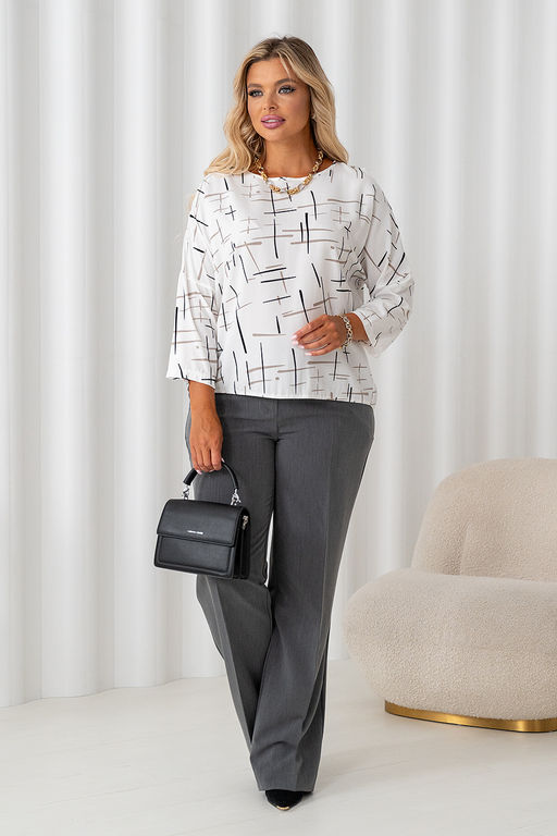 Брюки АБ-1004 серый - Angelika фото 2