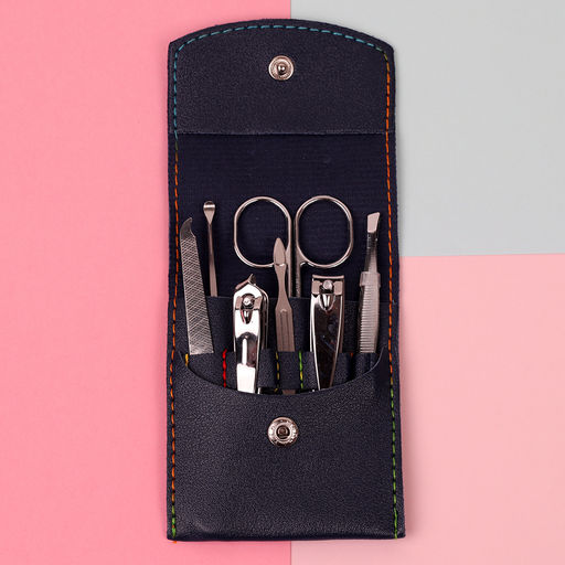 Маникюрный набор 7 предметов / YD-09 /уп 60/240/ (Коричневый)